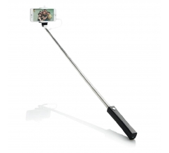 Opvouwbare selfie stick met kabel bedrukken