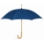 Paraplu met houten handvat (Ø 104 cm) blauw