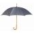 Paraplu met houten handvat (Ø 104 cm) grijs