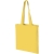 Katoenen tas met lange hengsels (100 g/m²) geel