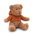 Knuffel Teddybeer met sweatshirt oranje