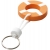 Buoy drijvende sleutelhanger oranje/wit