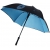 Square dubbellaags auto paraplu (Ø 101 cm) zwart/donkerblauw
