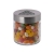 Glazen snoeppot met RVS deksel (0,35 liter) Jelly beans