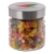 Glazen pot met RVS deksel 0,9 liter Jelly beans