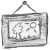 Set zonneschermen zwart