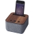 Shae Bluetooth® luidspreker van stof en hout donker bruin