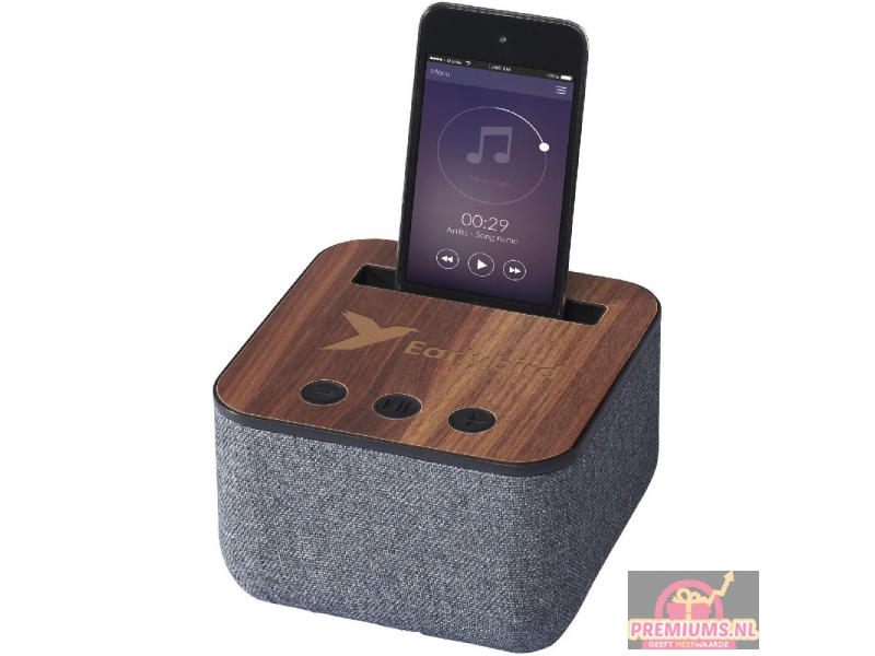 Shae Bluetooth® luidspreker stof en onbedrukte en bedrukt relatiegeschenken