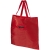 Takeaway opvouwbare polyester draagtas rood