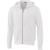 Cypress unisex hoodie met rits wit