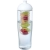 H2O Active® bidon en infuser (700 ml) transparant/ wit
