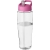 H2O Active® Tempo 700 ml sportfles met fliptuitdeksel Transparant/ Roze