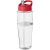 H2O Active® Tempo sportfles (700 ml) transparant/ rood