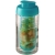 H2O Active® Bop 500 ml sportfles en infuser met flipcapdeksel Transparant/ Aqua blauw