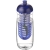 H2O Active® Pulse 600 ml bidon en infuser met koepeldeksel transparant/ blauw