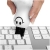 Solange anti-stress toetsenbordborstel wit