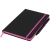 Noir Edge medium notitieboek zwart/ roze