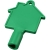 Maximilian huisvormige meterbox-sleutel groen