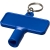 Maximilian rechthoekige hulpsleutel sleutelhanger 8mm blauw