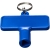 Maximilian rechthoekige hulpsleutel sleutelhanger 8mm blauw