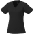 Amery cool fit V-hals dames t-shirt met korte mouwen zwart