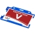 Vega kunststof badgehouder blauw