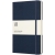 Moleskine Classic L hardcover notitieboek - gestippeld saffier blauw