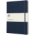 Classic XL hardcover notitieboek - ruitjes saffier blauw