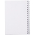 Desk-Mate® A6 spiraal notitieboek met PP-omslag wit