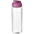 H2O Vibe sportfles met kanteldeksel (850 ml) Transparant/roze