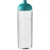 H2O Vibe sportfles met koepeldeksel (850 ml) Transparant/ Aqua blauw