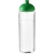 H2O Vibe sportfles met koepeldeksel (850 ml) transparant/ groen