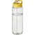 H2O Vibe sportfles met tuitdeksel (850 ml) transparant/ geel