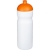 Baseline® Plus 650 ml sportfles met koepeldeksel wit/ oranje