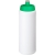 Baseline® Plus grip 750 ml sportfles met sportdeksel wit/ groen