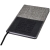 Mera A5 notitieboek van RPET met voorvak grijs