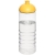 H2O Treble sportfles (750 ml) transparant/ geel