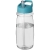 H2O Active® Pulse 600 ml sportfles met tuitdeksel Transparant/ Aqua blauw