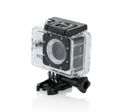 Action camera inclusief 11 accessoires bedrukken