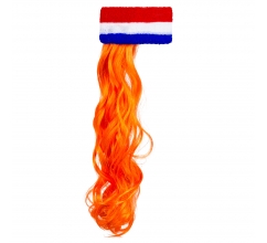 St. Hoofdband Nederland met oranje haar bedrukken