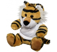 Knuffel tijger met t-shirt bedrukken