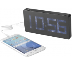 Powerbank met LED display en klok 8000 mAh bedrukken