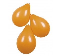 Set 25 Ballonnen oranje (25 cm) bedrukken