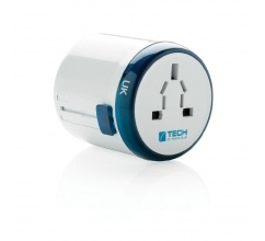 Travel Blue world travel adapter bedrukken