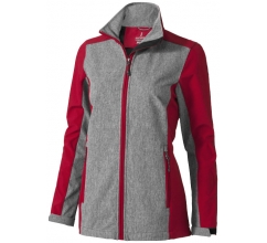 Vesper dames softshell jack bedrukken