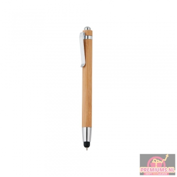 Afbeelding van relatiegeschenk:Bamboe touchscreen pen