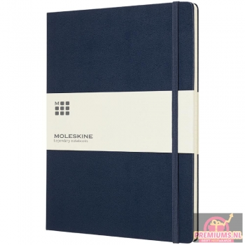 Afbeelding van relatiegeschenk:Classic XL hardcover notitieboek - ruitjes