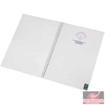 Afbeelding van relatiegeschenk:Desk-Mate® A4 wire-o notitieboek met PP-omslag