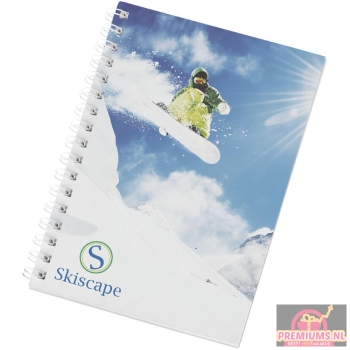 Afbeelding van relatiegeschenk:Desk-Mate® A6 notitieboek met synthetische omslag