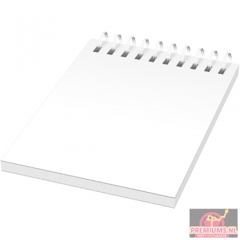 Afbeelding van relatiegeschenk:Desk-Mate® A7 spiraal notitieboek met PP-omslag